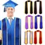 CATMALLER88 Tốt Nghiệp Stole Sash, Hai Lớp Unisex Honor Stole, Đồng Phục Tốt Nghiệp Trơn Satin