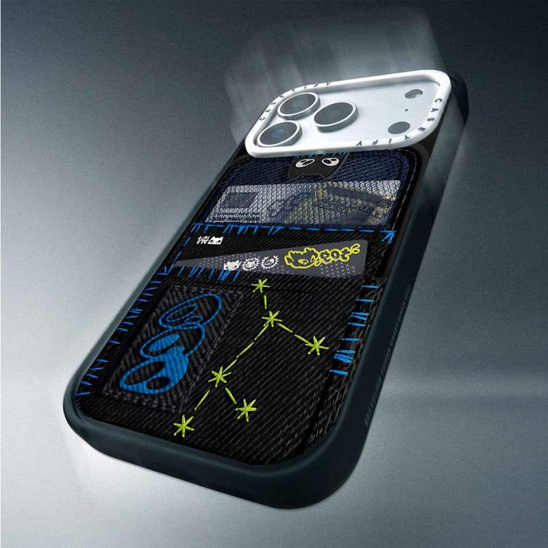 CASECASE X Monster fabric Case White Camera Ring Edition Matte Đen Cứng Hút Từ Tính Tác Động Dành Cho Apple IPhone 13 14 15 16 17 Pro Max Air Plus Có Hộp