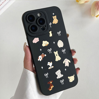 Ốp lưng iPhone Vỏ máy ảnh silicon họa tiết nơ hình thú - iP 7/8/X/XS/XR/11/12/13/14/15/16/17/Plus/Air/Pro/Max