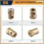 4 Bộ Chuyển Đổi Lục Giác Bánh Xe Bằng Đồng 5 Mm Đến 12 Mm Cho B14 B16 C14 C24 MN D90 D91 MN99S RC Xe Nâng Cấp Phần