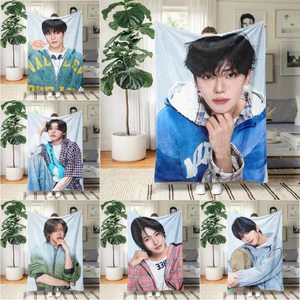 Chăn Flannel in hình Kpop NCT 2026, Chăn ném một mặt mềm mại dành cho người hâm mộ