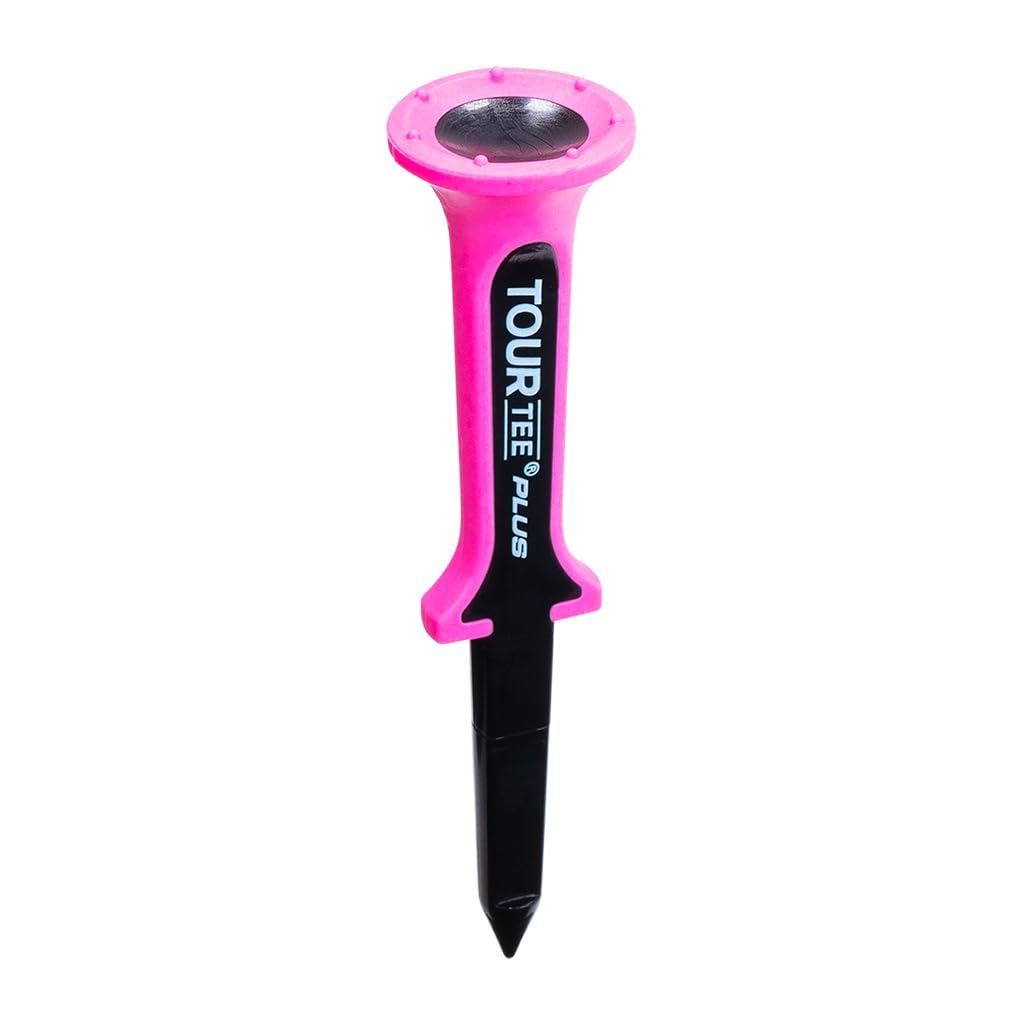 Tour Tee Plus – Genuine Set (Red, Pink, Yellow, Blue) – Long Recycled Golf Tees