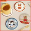 Linh hồn| Đế lót ly văn phòng dễ thương Coaster họa tiết dễ thương Đế lót ly Diatomite dễ thương cho cốc để bàn – Thảm uống chịu nhiệt thấm nước nhanh khô – Thiết kế chống bỏng cho văn phòng