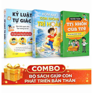 Sách - Trí khôn của trẻ + Định Luật Murphy - Dạy trẻ cách mỉm cười trước những rắc rối + Kỷ luật tự giác