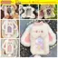 CORALTIDE Photocard, Thỏ tai lớn / Border Collie Hộp đựng thẻ ảnh đa chức năng, Thẻ sang trọng chất lượng cao Tay áo văn phòng trường học