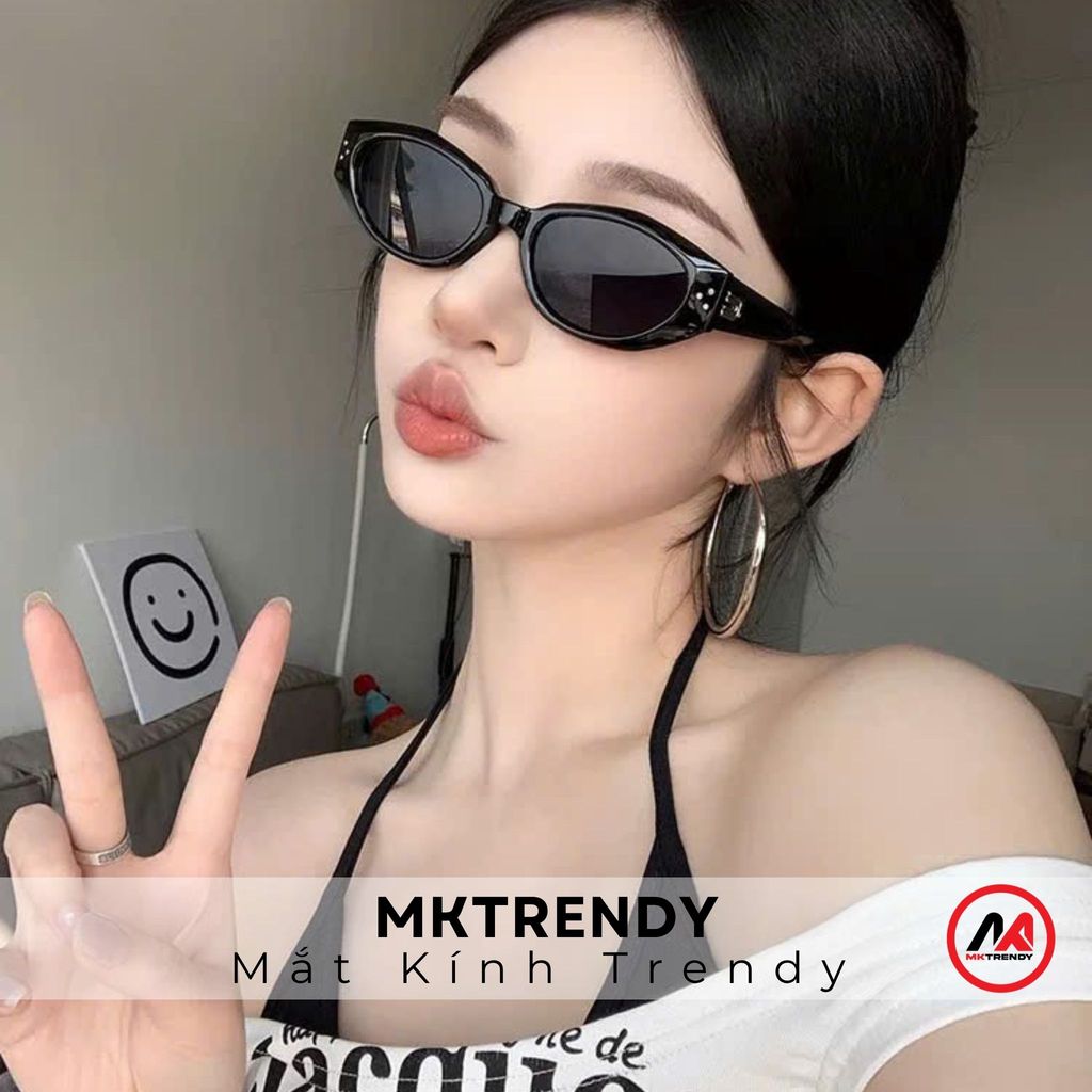 [Võ Hà Linh x MKTRENDY] Kính râm mắt mèo T1 chống tia UV tặng túi đựng kính khăn lau kính