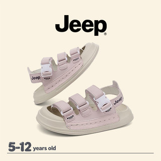 JEEP Velcro Giày Sandal Trẻ Em Mùa Hè Thoáng Khí Bé Trai Bé Gái Đế Mềm Chống Trơn Trượt Giày Đi Biển