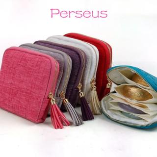 Dụng cụ sắp xếp trang sức MEGOCE, Trang sức du lịch có khóa kéo tua rua Flannel, Mini cầm tay có ngăn Túi đựng đồ trang sức cho nhẫn, vòng tay & vòng tay