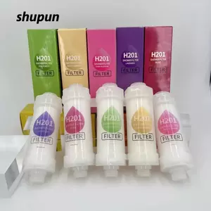 SHUPUN Vòi hoa sen thơm, Bộ lọc đầu vòi hoa sen Vitamin C áp suất cao cấp Spa, Bộ lọc hoa anh đào Tạp chất Dechlorination Phụ kiện phòng tắm hoa oải hương Ký túc xá sinh viên
