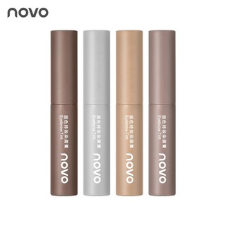 NOVO Mascara Nhuộm Lông Mày Chống Thấm Nước Lâu Trôi Màu Tự Nhiên Gel Lông Mày 3 Tông Màu Làm Đẹp Hàn Quốc