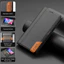 Dành Cho Samsung Galaxy S26 Ultra S25 FE S24 S23 S22 A57 A37 Kinh Doanh Sang Trọng Da PU Flip Case Khe Cắm Thẻ Đứng Vỏ Từ Tính