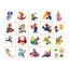 20 Chiếc Super Mario Bros Phim Hàng Hóa Trẻ Em Hoạt Hình Hình Xăm Dán Chuyển In Dán Quà Tặng Sinh Nhật