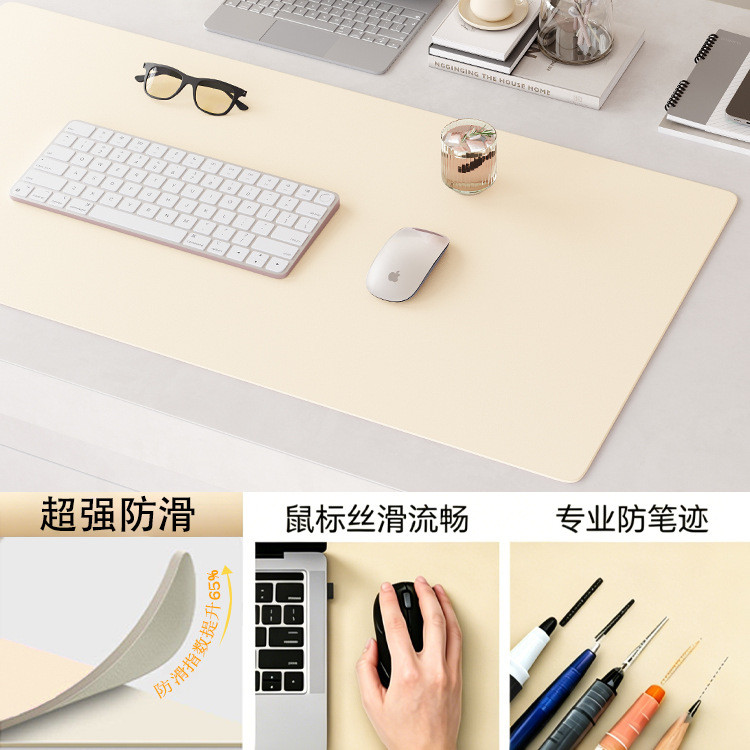 thảm trải bàn làm việc silicon màu pastel miếng lót chuột cỡ lớn chống nước chịu nhiệt viết chữ êm ái cho văn phòng học sinh