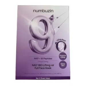 ✨Cửa hàng được đề xuất✨Numbuzin Số 9 + Nâng Mặt nạ Làm săn chắc Chống nhăn Chống dưỡng ẩm đầu tiên Collagen Dưỡng ẩm Quà tặng Giáng sinh 4.20