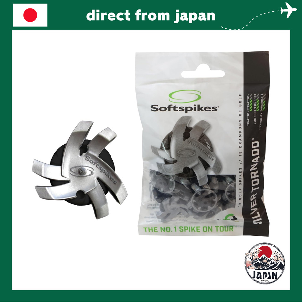 Softspikes Silver Tornado FastTwist 3.0 – Đinh giày golf 18 cái – Bám tốt, trọng lượng nhẹ
