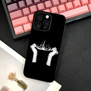 TP-3 Band C-Crystal C-Castles Ốp Điện Thoại IPhone 17 16 15 14 13 12 11 Pro Max Plus Mini Đen Mờ Vỏ Mềm Funda