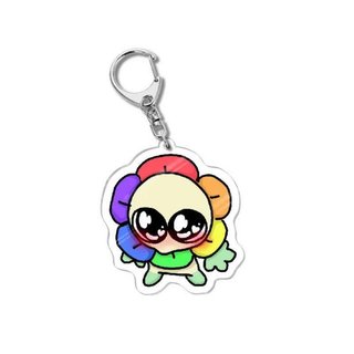 Móc khóa Acrylic 6cm Anime Dandy 's World - Dandy / Razzle / Dazzle, Thiết kế dễ thương & ma quái, Quà tặng