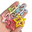 21 Miếng [Newcomers Enjoy 5 Yuan Off] Kẹp Tóc Ngôi Sao Màu Dopamine Ngôi Sao Năm Cánh Mặt Kẹp Tóc bb Clip IRJF