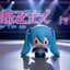 Hatsune Miku Q Phiên Bản FuFu Cười Biểu Hiện Ngồi Mini Hình Khung Xe Trang Trí Anime Sưu Tập Hình Đồ Chơi Dành Cho Người Hâm Mộ