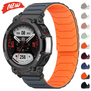 Dây đeo từ tính silicon thể thao cho dây đeo đồng hồ Amazfit T-Rex 3 / 2 cho vòng đeo tay Amazfit T-Rex Ultra Correa