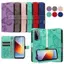 Ốp Lưng Cho Redmi A7 Pro Big Bướm Da Khe Cắm Thẻ Dây Đeo Tay Chống Rơi Vỏ Điện Thoại
