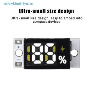 Mô-đun kiểm tra điện áp pin di động Unewtyu cho pin 1S 2S 3S 4S Đèn báo mức chính xác Mini để giám sát nguồn điện DIY VN