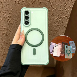 Ốp Lưng Cho Samsung Galaxy A57 A37 A56 A36 A26 A07 A06 4G 5G 2026 Ốp Lưng Silicon Mềm Trong Suốt Từ Tính Chống Sốc Cho SamsungA57 A55 A17 A16 A54 Ốp Điện Thoại SamsungA37