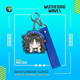 Gantungan kunci Wuthering Waves Yangyang keychain ganci akrilik game gamers kuro games merchandise - WW1-001. - WW1-001A