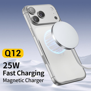 [JLK] Bộ sạc từ tính Qi2.2 mới cho sạc nhanh siêu không dây 25W cho iPhone 17 16 15 14 13 12 Pro Max Samsung S26 S25 S23 S22