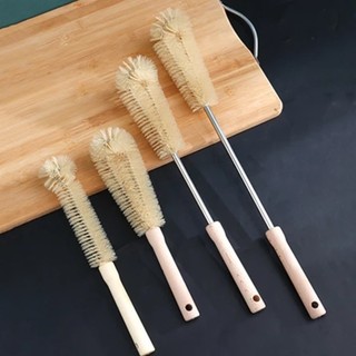 Cọ Vệ Sinh Bình Nước / Cà Phê / Các Loại Chai, Có Cán Bằng Gỗ Hình Tiện Dụng