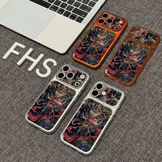Cửa sổ lớn God of Wealth Thích hợp cho vỏ điện thoại Apple 17 Bao gồm tất cả iPhone16pro / 15 Trong suốt 14 chống sốc