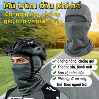 Mũ trùm đầu phi hổ balaclava khẩu trang ninja đi xe máy thoáng khí chống nắng chống gió chống bụi unisex