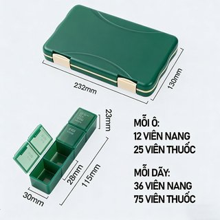 28 Lưới Thuốc Tổ Chức Hộp Thuốc Hàng Tuần Lưu Trữ Du Lịch Nhỏ Gọn Cho Viên Vitamin