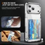 Ốp Điện Thoại Trong Suốt, Đa Năng, Tương Thích Với iPhone 17 Pro Max, 16 Pro Max, 15 Pro Max, 14 Pro Max, 13, 12, 11, Chống Sốc, Có Giá Đỡ Thẻ, Vỏ
