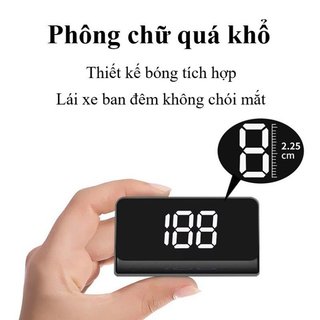 GPS HUD Đồng Hồ Tốc Độ Đầu Lên Màn Hình Đồng Hồ Đo USB Tự Động Bật Tắt Màn Hình LED Ô Tô Xe Tải Xe