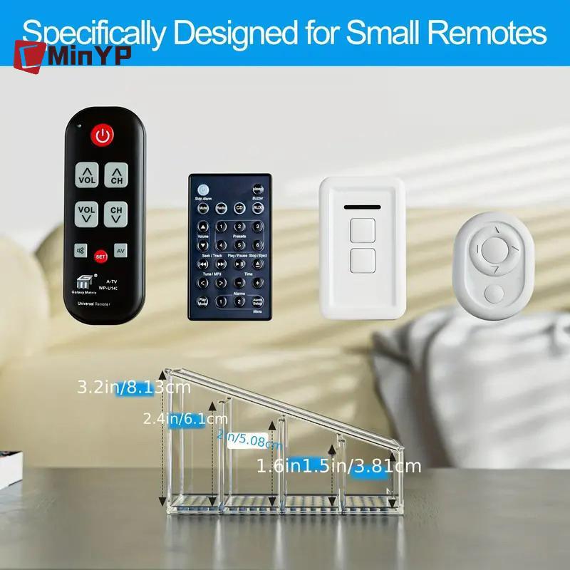 CMinYP 4 Lưới Điều Khiển Từ Xa Tổ Chức Tivi Từ Xa Giá Đỡ Cho Bàn Đa Năng Để Bàn Hộp Bảo Quản Phòng Ngủ Phòng Khách Người Tổ Chức Vinh Quang