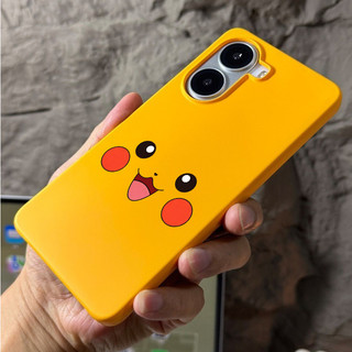 Ốp điện thoại cứng mờ Pikachu Micro cho Redmi Turbo 5 Max Turbo 4 Pro POCO X8 Pro X7 X6 F8 F7 M8 Xiaomi 15T 14T 13T / Vỏ Redmi chống sốc / Vỏ POCO / Vỏ Xiaomi