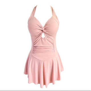 Phong Cách Mới Một Mảnh Đồ Bơi Nữ Váy Bảo Thủ Lưng Sinh Viên Hot Spring Swim