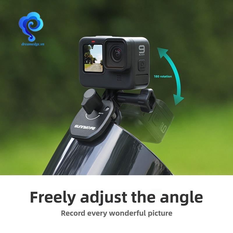 [dreamedge] Action5Pro cho kẹp kính chắn gió giá đỡ X5 để gắn Camera xe máy