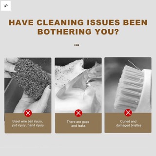 Bàn chải làm sạch nhà bếp wth Máy phân phối chất lỏng Tay cầm tiện dụng Chất liệu chống dầu cho nồi và món ăn