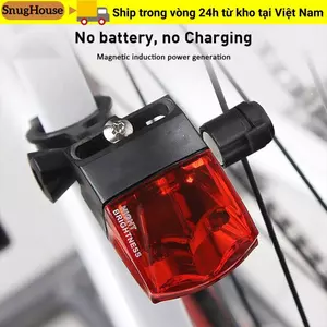 Đèn cảnh báo đi xe đạp SNUGHOUSE, Đèn hậu xe đạp có thể điều chỉnh, đèn LED cảnh báo xe đạp chống nước đa năng