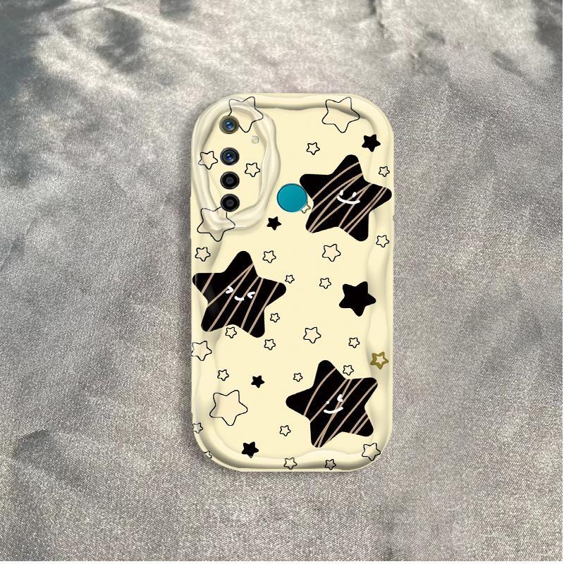 Thích hợp cho Realme 5 5i 5S 6i 3D Vỏ điện thoại chống sốc TPU mềm Star