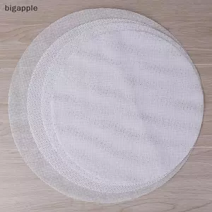 Bigapple Tròn Chống Dính Silicon Lưới Vải Nướng Bánh Lót Hấp Miếng Lót Bánh Bao Buns Thảm RDG