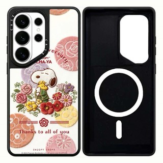 Từ Tính 3D Hình Ảnh Hoa Chó Gương Cứng Phone Case For Dành Cho Samsung Galaxy S26 25 24 23 UItra S26 25 24 23 Plus Vỏ Bảo Vệ Chống Sốc