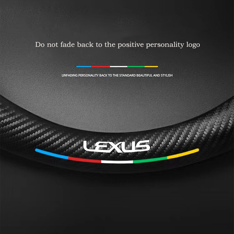 Vỏ vô lăng bằng sợi Carbon cho Lexus ES RX LX UX NX RX300 LS400 IS250 ES300 LX570 CT200h GS300 GX400