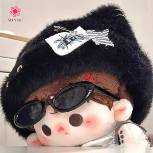 MJnmc 1 Mini Sang Trọng Động Vật DIY Phụ Kiện Kính Mắt Mèo Thời Trang Cho Búp Bê Cotton 10cm Búp Bê Dễ Thương Kính Mắt Mới