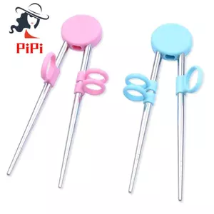 Bộ Đồ Ăn Có Thể Tái Sử Dụng Đũa Huấn Luyện Trẻ Em Cho Trẻ Em Cho Trẻ Em Người Mới Bắt Đầu Học Tập Gậy Trợ Giúp 2 Chiếc