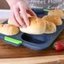 Khuôn Bánh CATMALLER88, Chảo Bánh Mì Silicon Cấp Thực Phẩm Ellipse, Dụng Cụ Nướng Muffin Chống Dính 8 Cup Dụng Cụ Nướng Bánh Máy Nướng