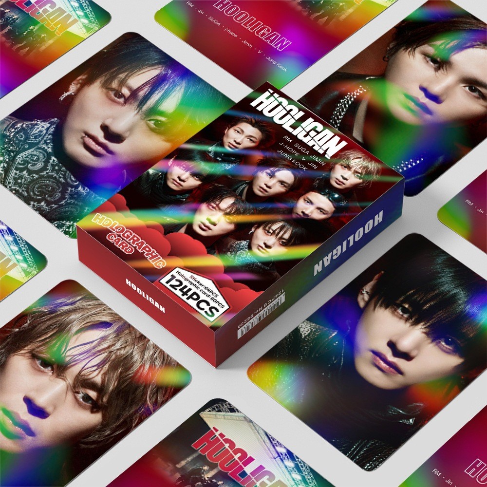SQ3 124 Cái / bộ BTS LOMO Thẻ Dán Album thứ 5 ARIRANG Hooligan Bưu Thiếp Bộ Sưu Tập Ngôi Sao Ngoại Vi QS3