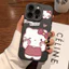Ốp lưng iPhone Ốp máy ảnh silicon họa tiết Hello Kitty - iP 7/8/X/XS/XR/11/12/13/14/15/16/17/Plus/Air/Pro/Max